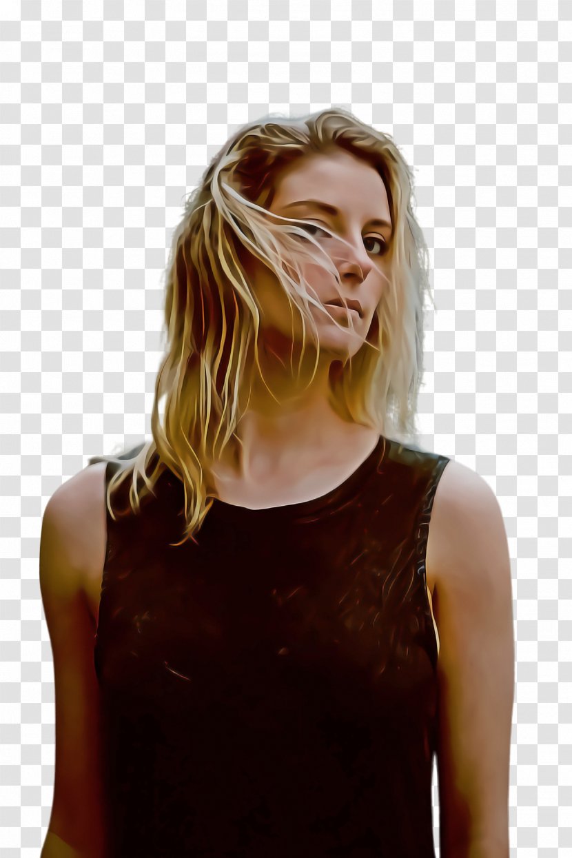 Hair Blond Shoulder Hairstyle Beauty - Model Joint Transparent PNG