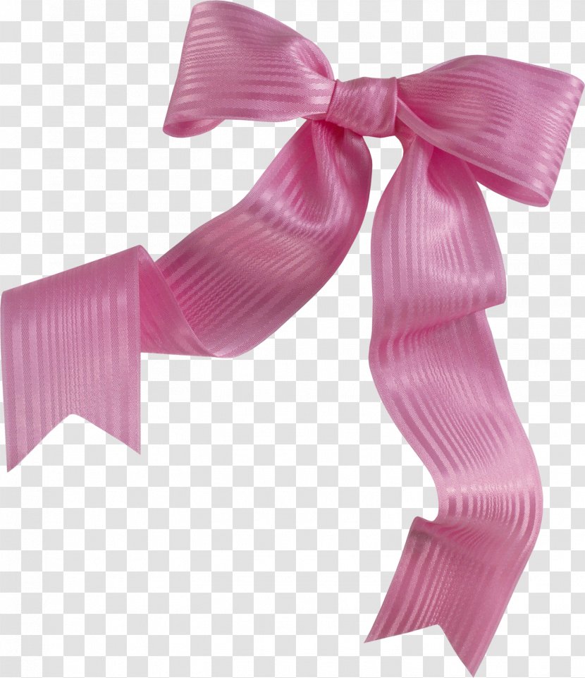 Pink Ribbon Clip Art - Magenta - Bow Transparent PNG