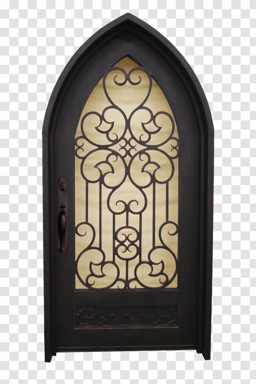 Bed Frame Window Door Iron House - Glass - Arched Transparent PNG