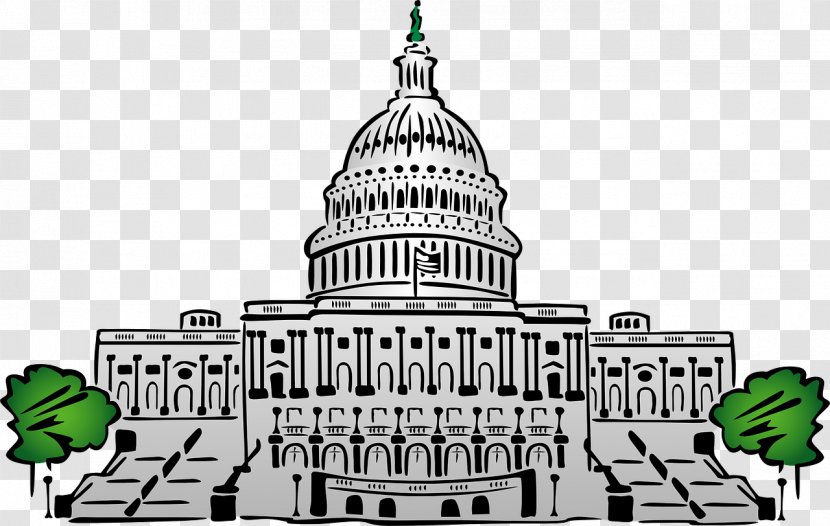 White House United States Capitol Dome Building Clip Art - Brand - No Politics Cliparts Transparent PNG