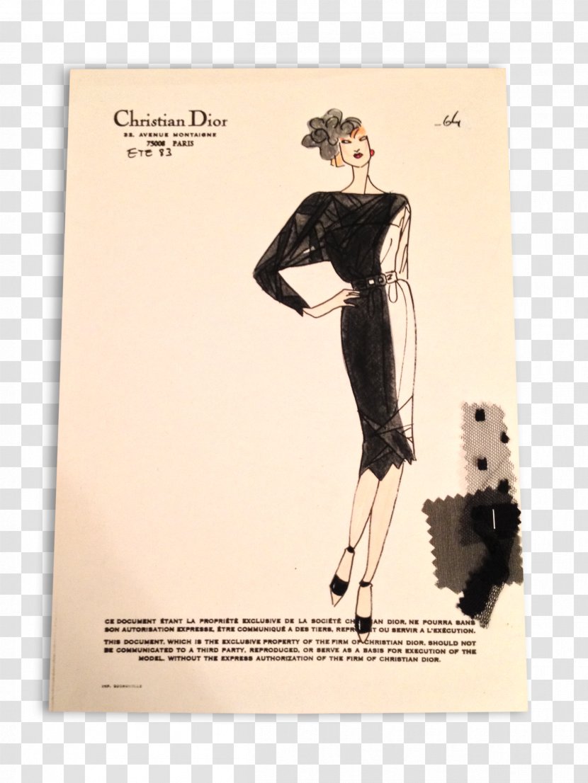 Christian Dior Museum Drawing Haute Couture Fashion Pattern Transparent PNG