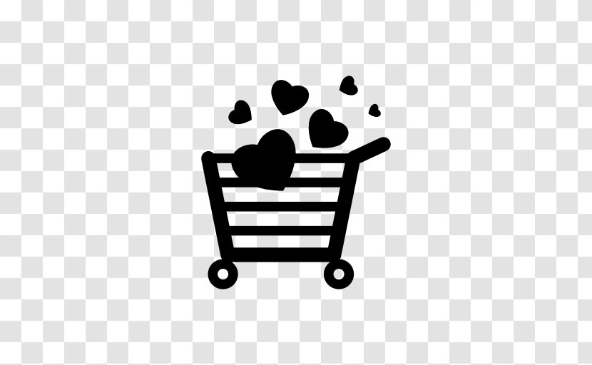 Shopping Cart Online - Heart Transparent PNG