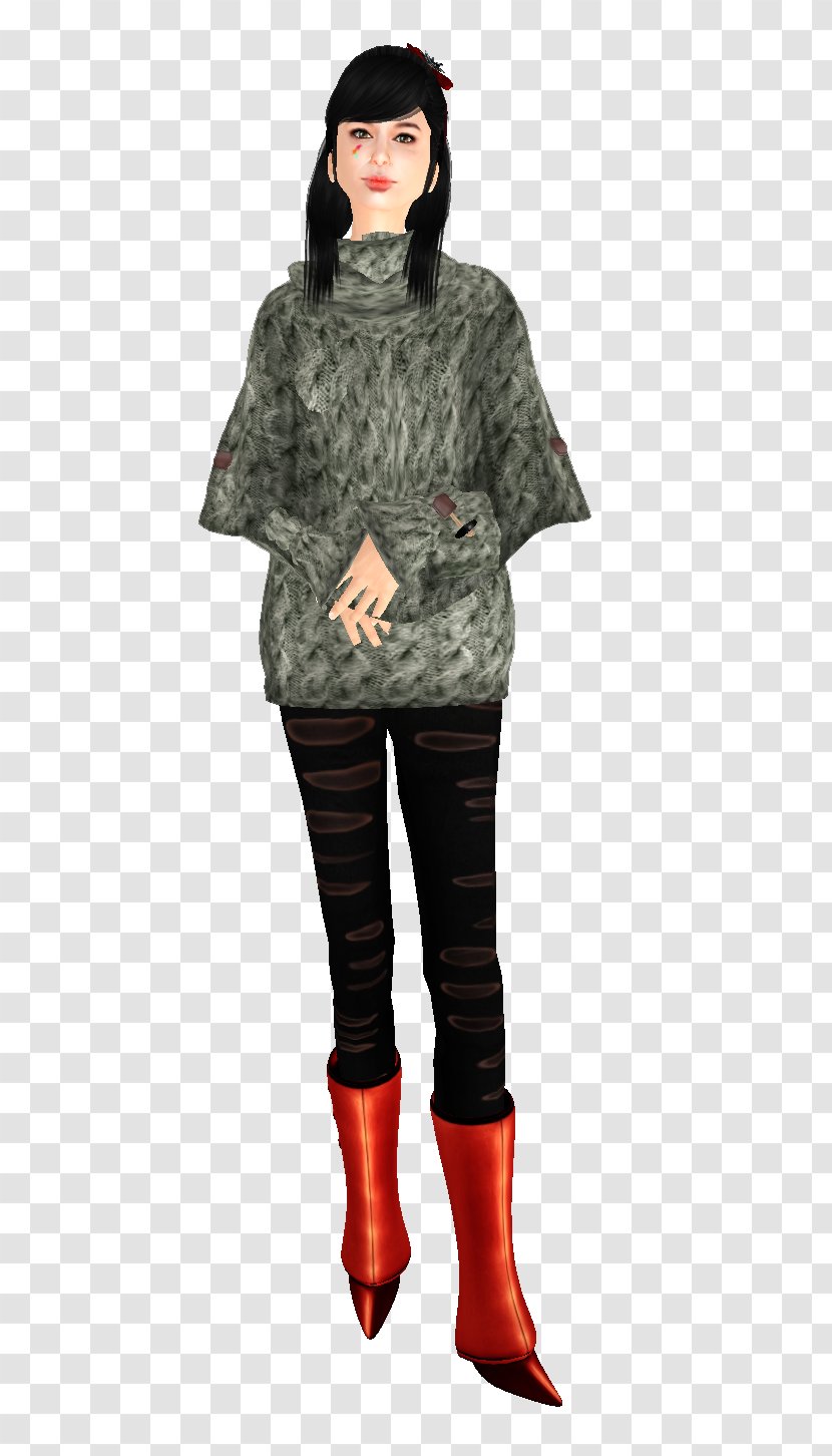 Costume - Fur - Poncho Transparent PNG