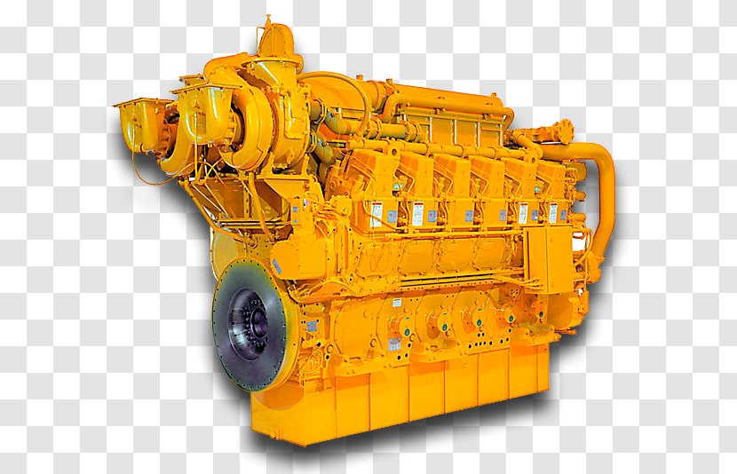 Caterpillar Inc. Diesel Engine Industry Gas - Yellow Transparent PNG