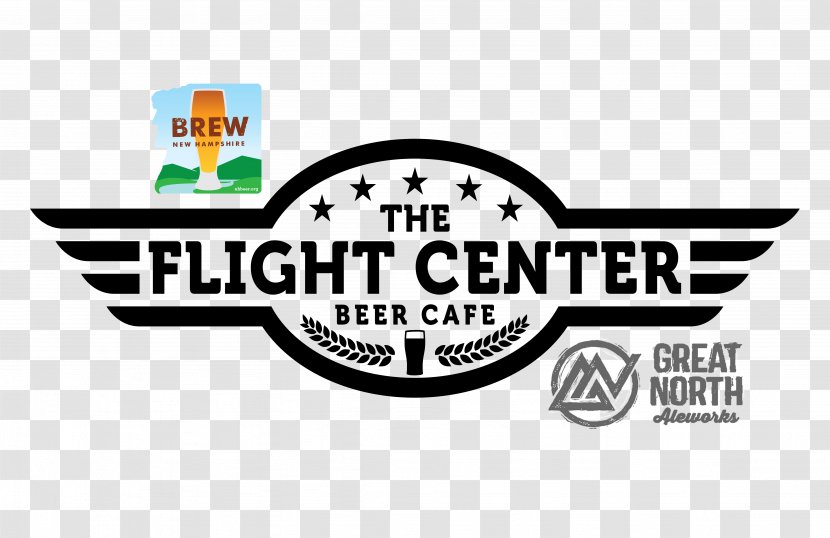 Flight Center Manchester Logo Brand Beer - Great American Downtown Transparent PNG