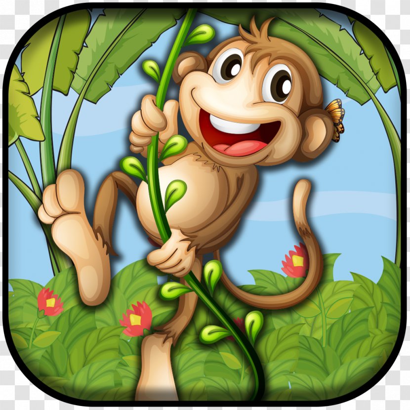 Monkey - Grass - Royaltyfree Transparent PNG