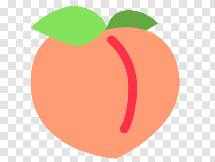 Emojipedia Sticker Peach Text Messaging - Frame - Emoji Transparent PNG