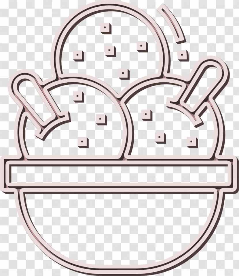 Ice Cream Icon Dessert Icon Party Icon Transparent PNG