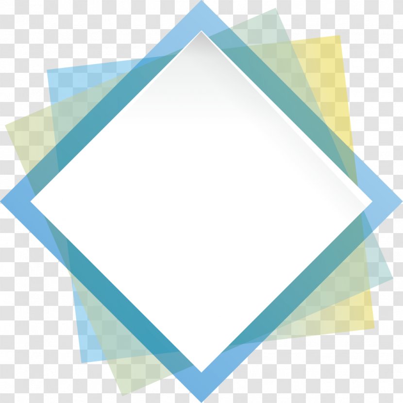 Blue Geometric Shape Geometry Rectangle - Box Transparent PNG