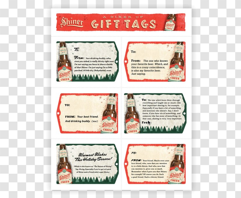 Brand Font - Gift Tags Transparent PNG