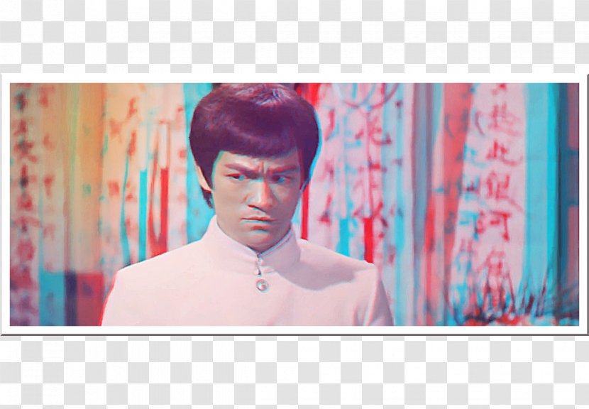 Bruce Lee Chen Zhen Fist Of Fury Anaglyph 3D - Cartoon Transparent PNG