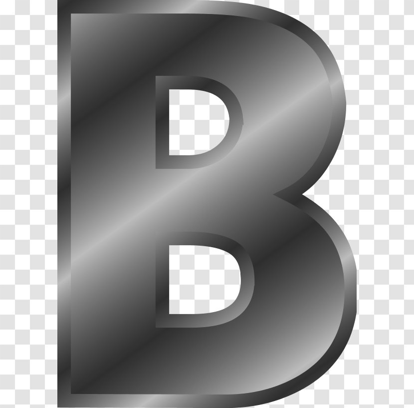 Letter Alphabet Clip Art - K - B Transparent PNG