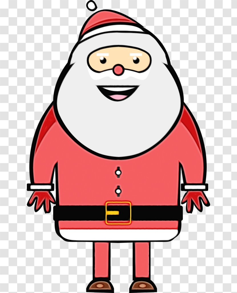 Santa Claus - Smile - Christmas Pleased Transparent PNG