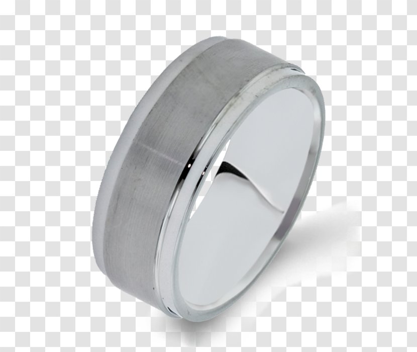 Silver Wedding Ring Body Jewellery - Metal - Tungsten Carbide Transparent PNG