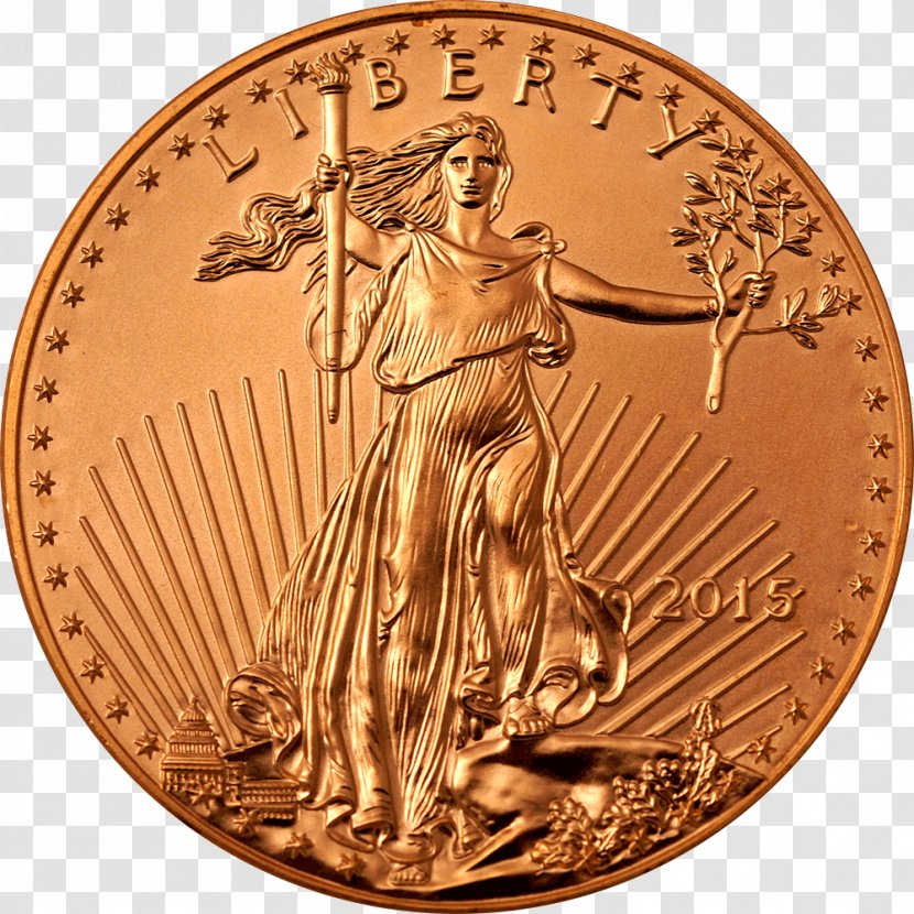Coin Perth Mint Gold Lunar Ounce - Usa Eagle Transparent PNG