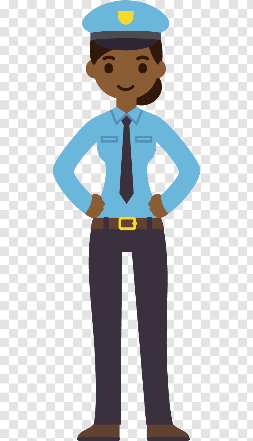 Police Cartoon - Formal Wear Suit Transparent PNG
