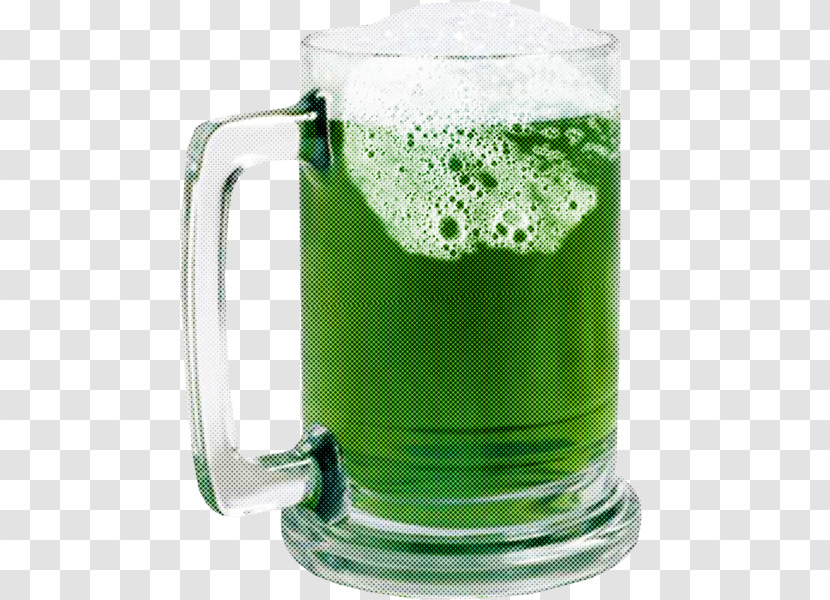 Green Pint Glass Mug Drinkware Drink Transparent PNG