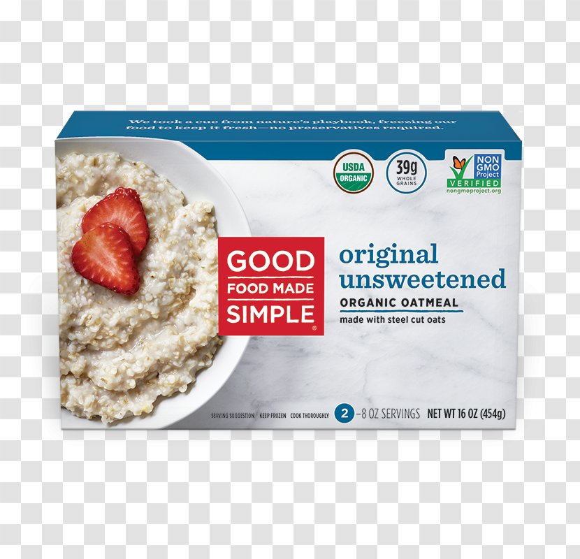 Organic Food Breakfast Cereal Porridge Vegetarian Cuisine - Oat Meal Transparent PNG