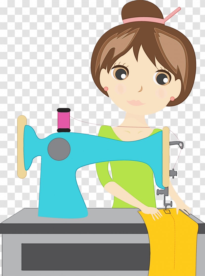 Dressmaker Sewing Transparency Dress Forms Tailor - Clothing - Cartoon Fashion Design Transparent PNG