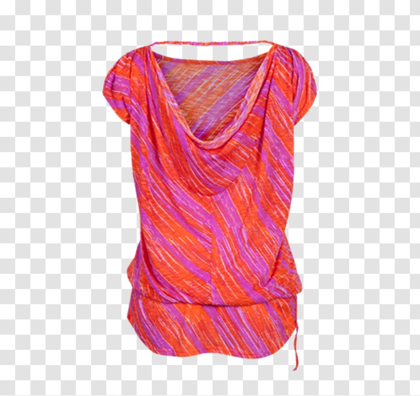 Shoulder Blouse Sleeve Dress - Neck Transparent PNG