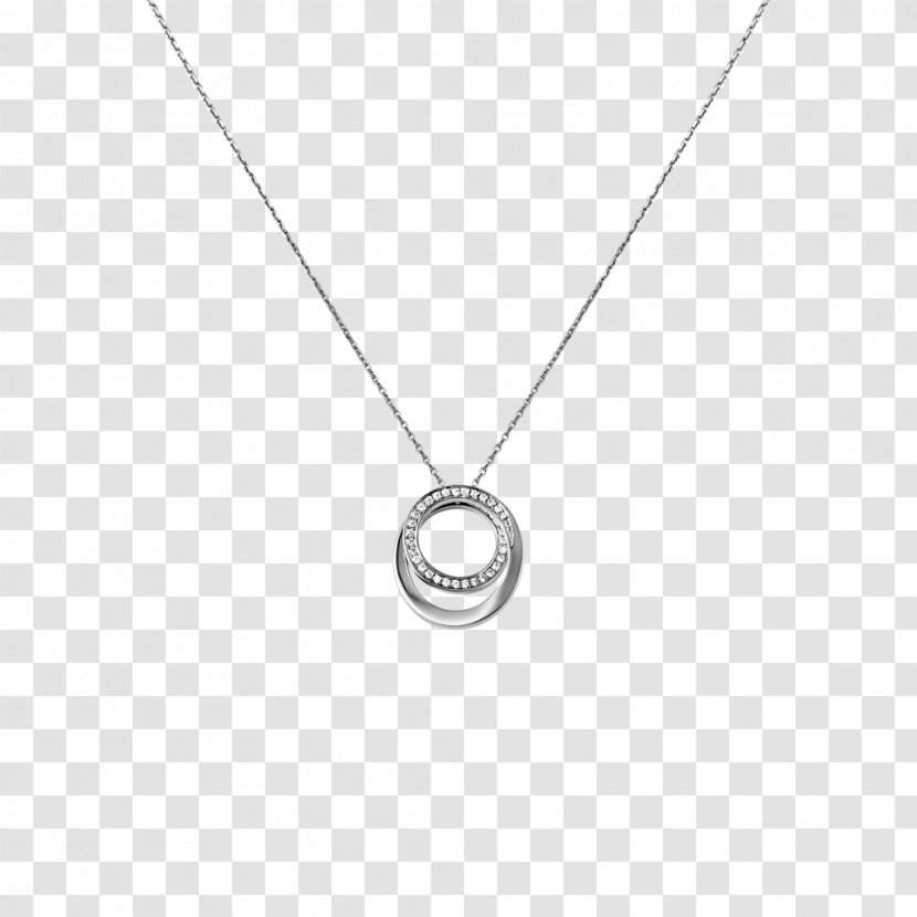 Pendant Necklace Chain Jewellery - Silver - Image Transparent PNG