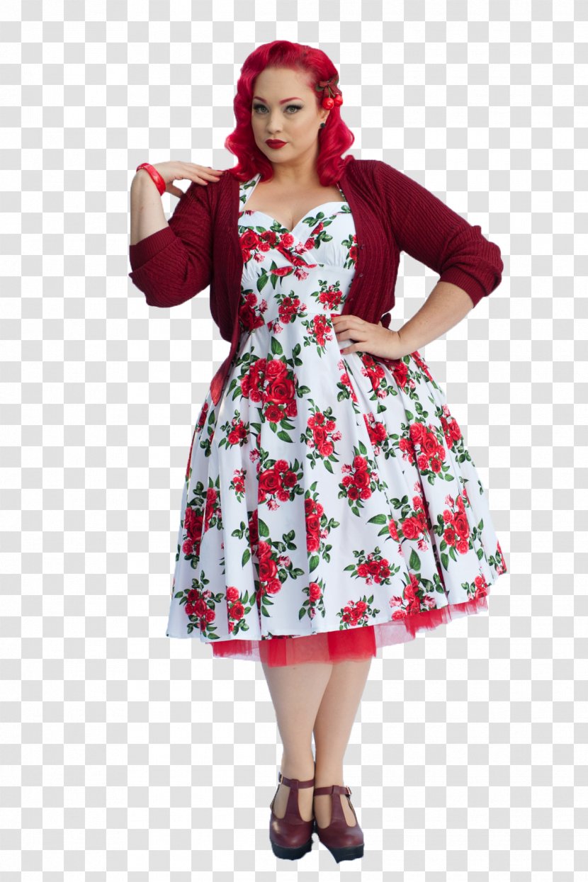 1950s Dress Fashion Skirt Rockabilly - Frame Transparent PNG