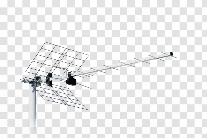 Television Antenna Line Angle - Tv Transparent PNG