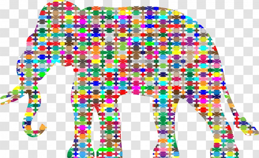 Indian Elephant Pattern - Asian - Elephants Transparent PNG