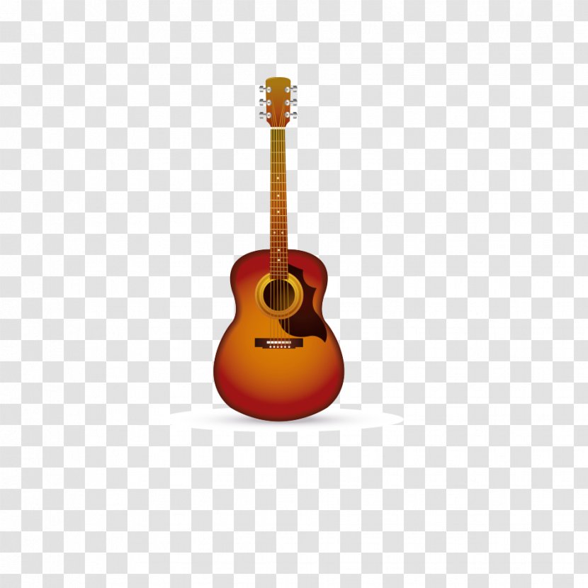 Acoustic Guitar Musical Instrument - Silhouette Transparent PNG