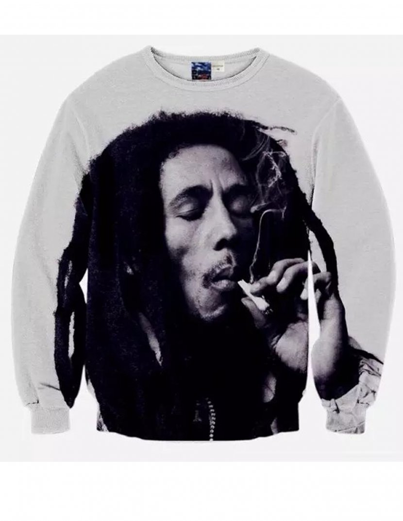 T-shirt Hoodie Top Clothing - Sleeve - Bob Marley Transparent PNG