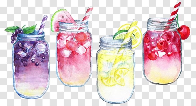Lemonade Drink Italian Soda Clip Art - Drawing Transparent PNG