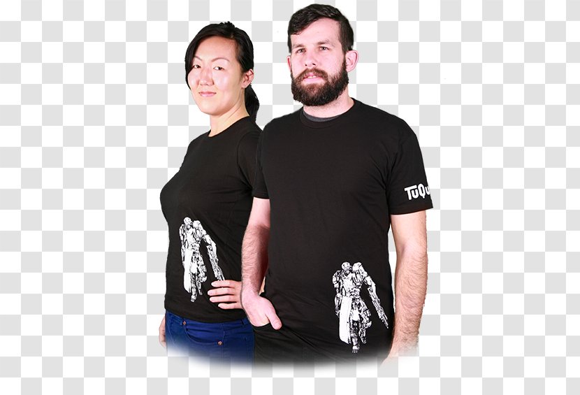 Black M T-shirt Shoulder Sleeve Product - Joint - Tshirt Transparent PNG