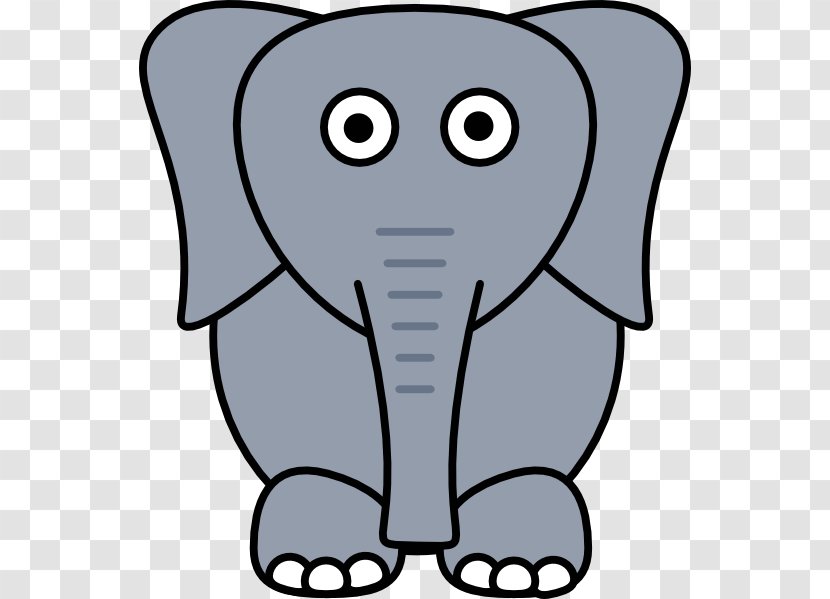Asian Elephant White Clip Art - Drawing - Clipart Transparent PNG