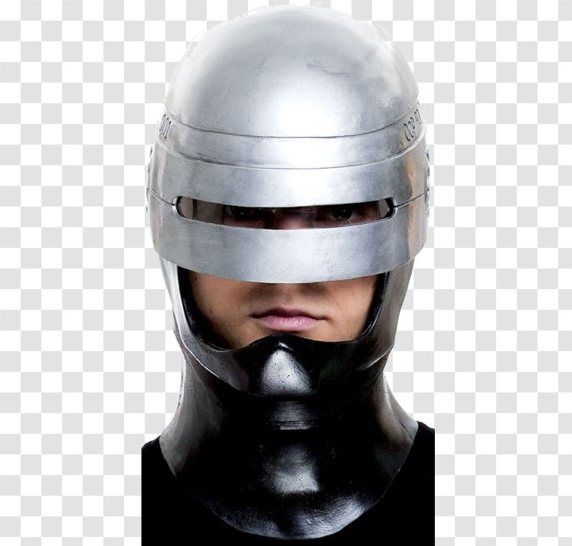 RoboCop Motorcycle Helmets Mask Halloween Costume - Cosplay - Robocop Transparent PNG