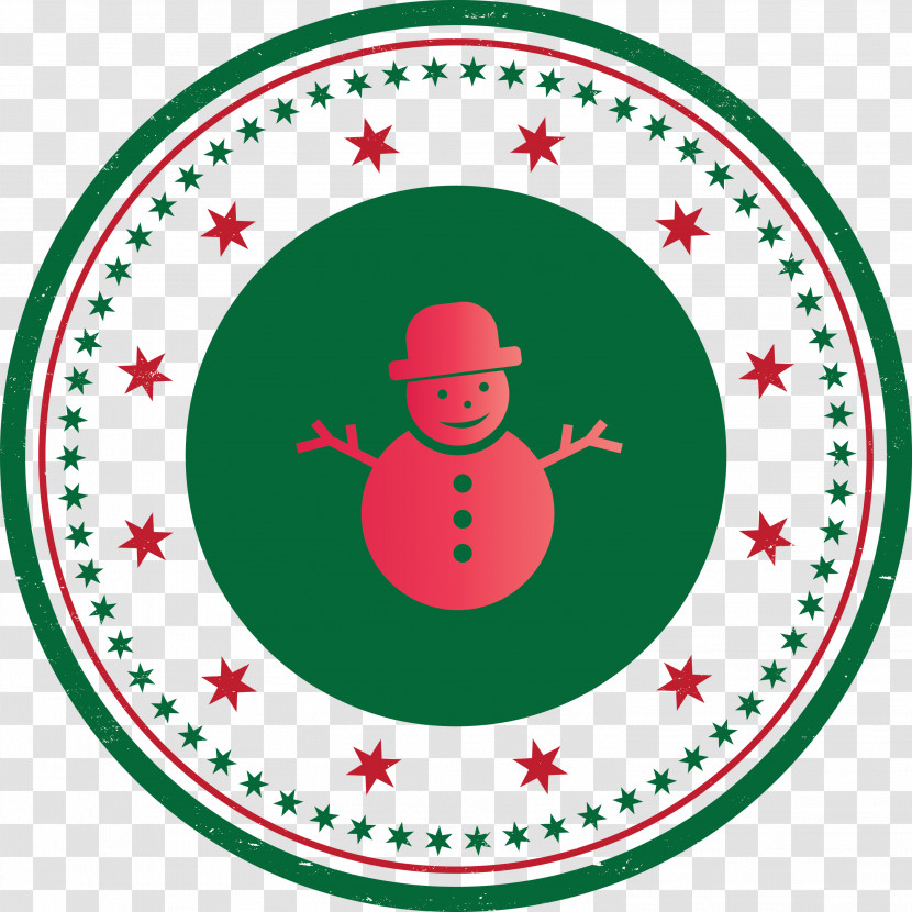 Christmas Stamp Transparent PNG