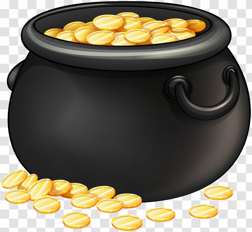 Drawing Clip Art - Can Stock Photo - Black Pot Of Gold Transparent PNG