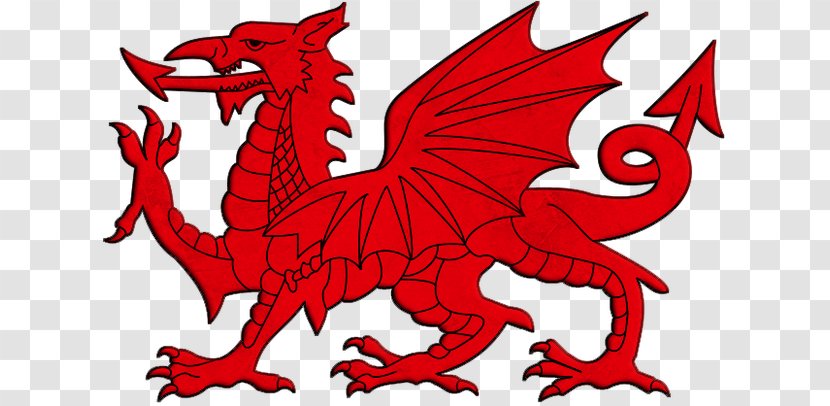 Flag Of Wales Welsh Dragon National - Mythical Creature - St David Day Transparent PNG