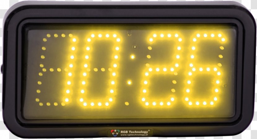 Alarm Clocks Digital Clock Display Device Timer - Lighted Wall Transparent PNG