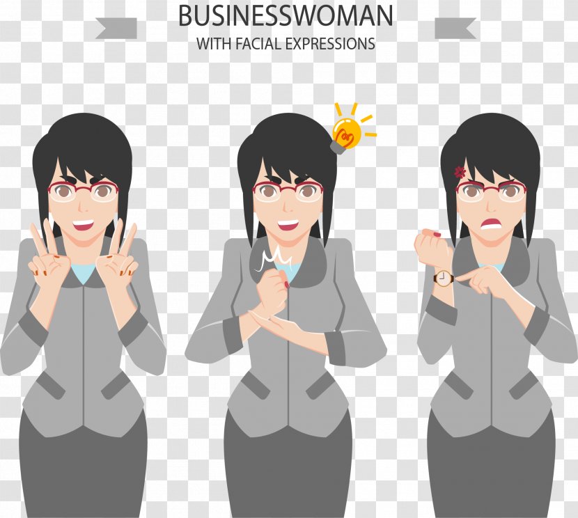 Businessperson White-collar Worker - Tree - Different Circumstances Of Women Transparent PNG