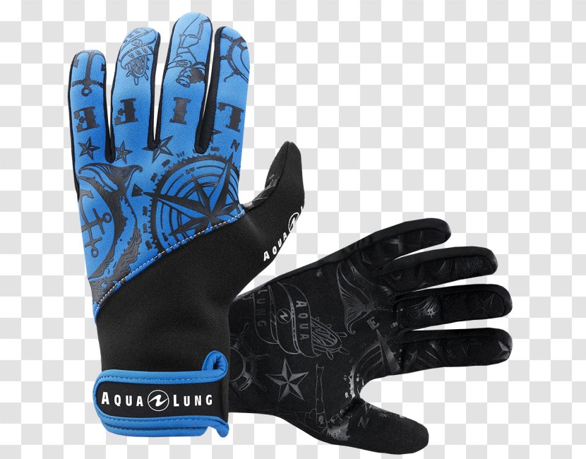 Underwater Diving Scuba Glove Set Wetsuit - Aqua Transparent PNG