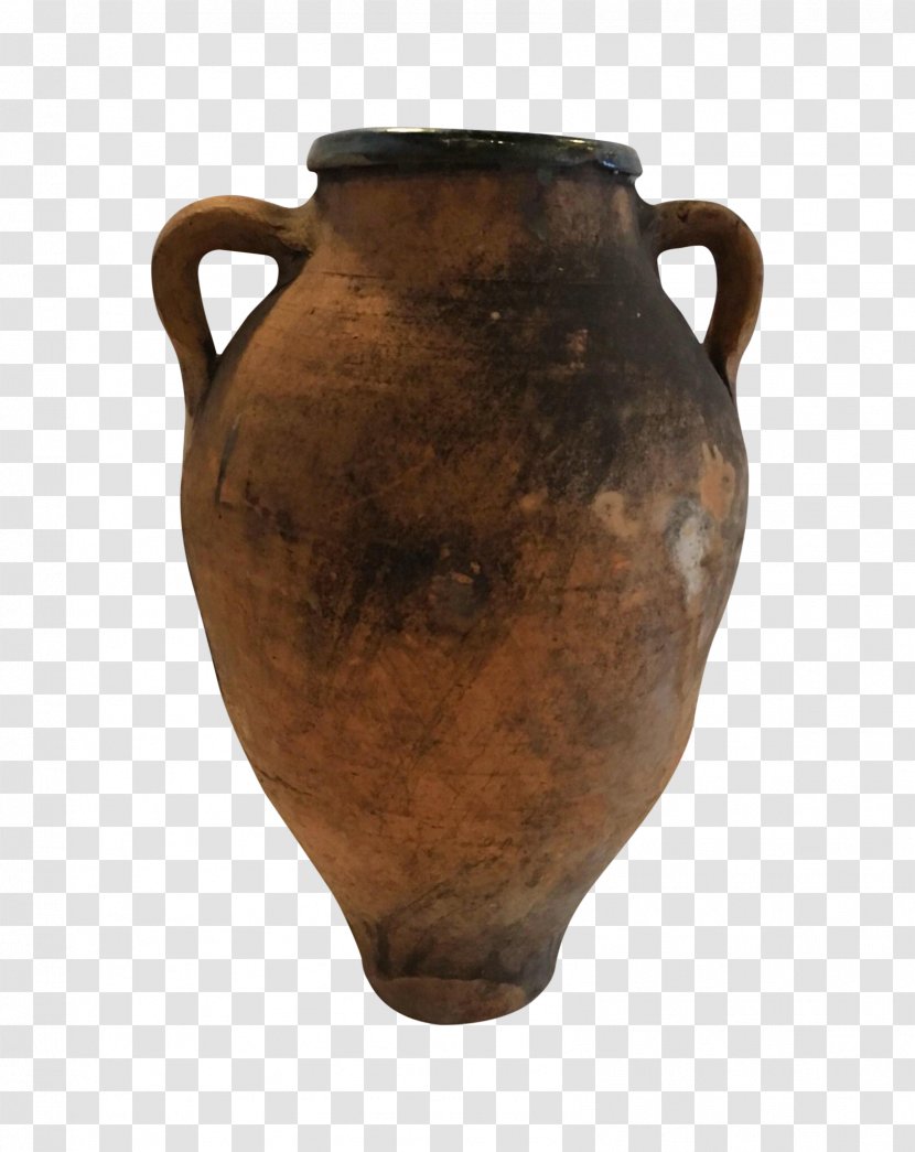 Vase Ceramic Pottery Jug Urn - Artifact - Landscaping Olive Jar Transparent PNG
