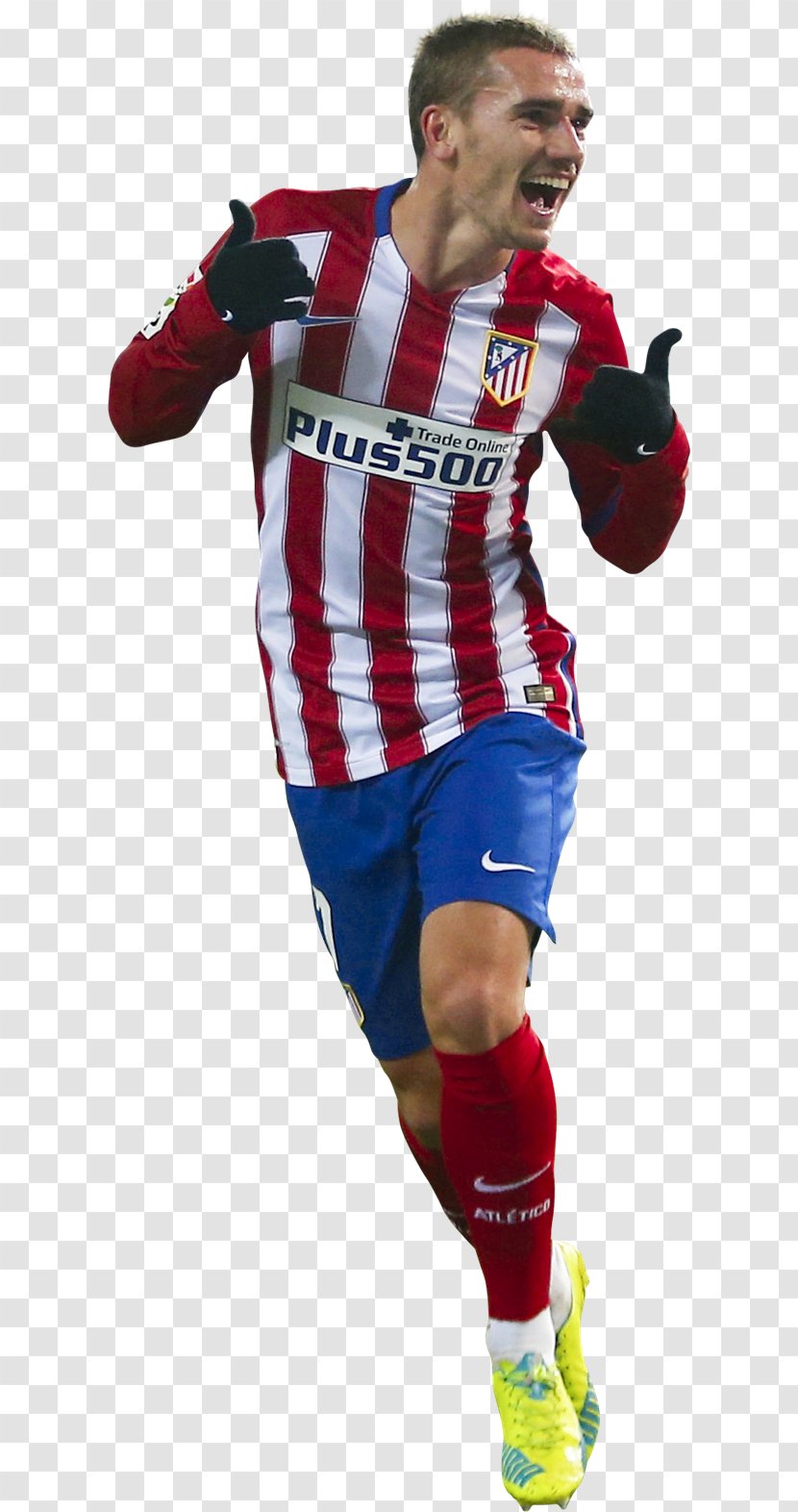 Antoine Griezmann Football Player Sport Athlete - Sportswear - Atletico Madrid Transparent PNG