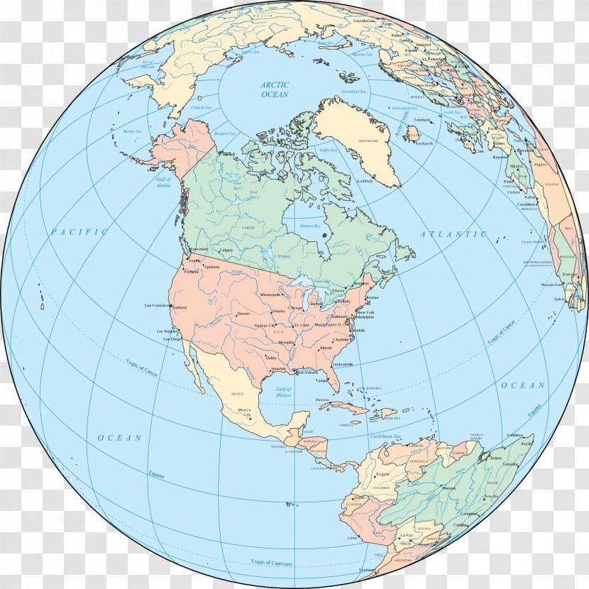 United States Globe World Map - America Transparent PNG