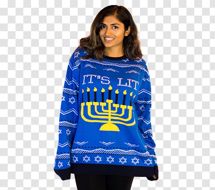 Hoodie T-shirt Sweater Sleeve Christmas Jumper Transparent PNG