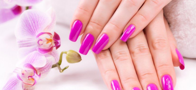 Nail Salon Kevin Spa Day Manicure - Magenta Transparent PNG