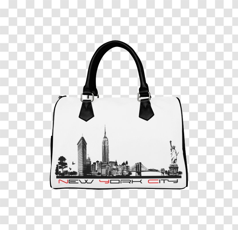 Tote Bag Handbag Messenger Bags Zipper - Luggage - Boston Skyline Transparent PNG