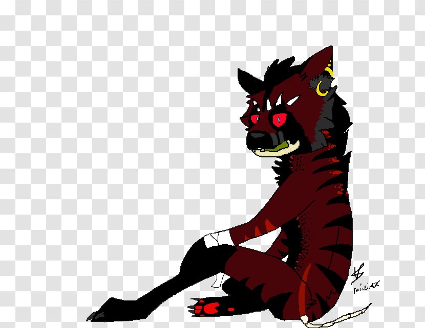 Whiskers Cat Dog Demon - Like Mammal Transparent PNG