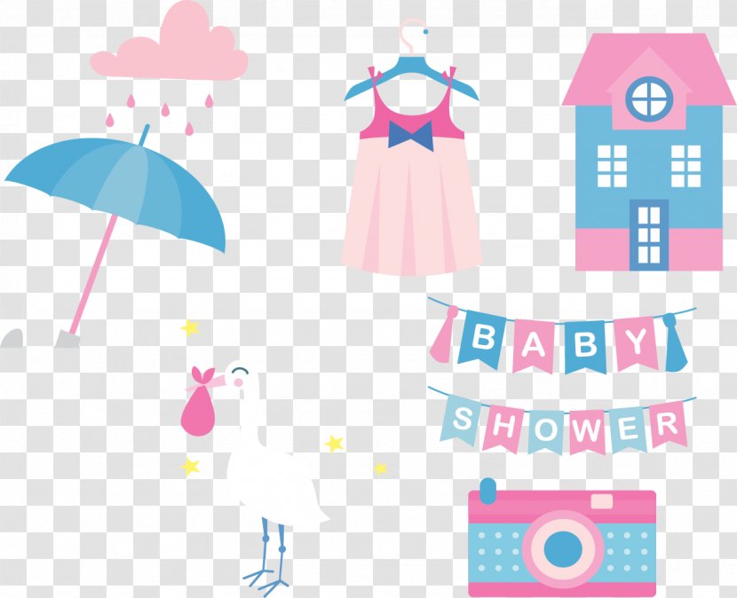 Clip Art - Text - Cute Pink Party Creatives Transparent PNG