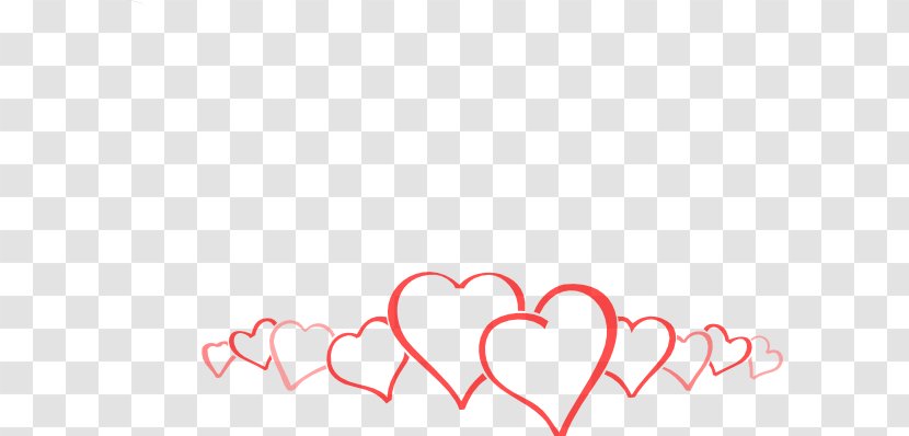Heart Valentines Day Banner Clip Art - Cartoon - Cliparts Transparent PNG