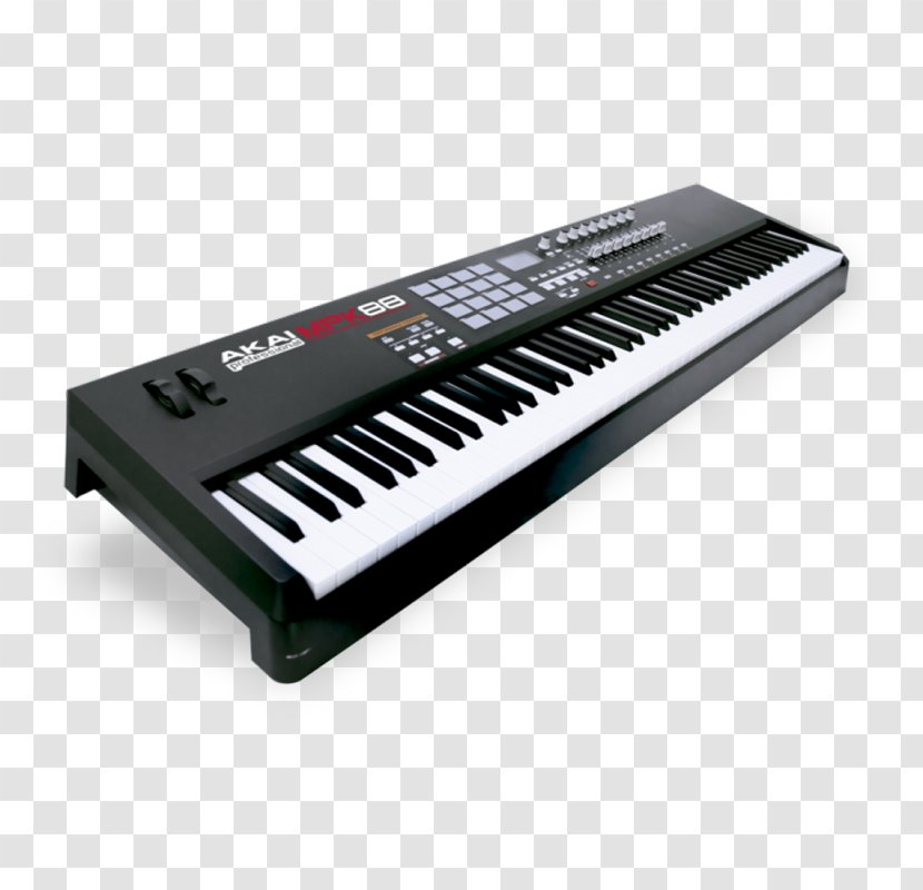 MIDI Controllers Keyboard Akai MPK 88 Musical MPK88 - Midi - Arturia Keylab 49 Transparent PNG